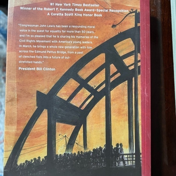 March Book One by John Lewis, Andrew Aydin, and Nate Powell. Graphic novel - Picture 2 of 3